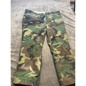 Rattlers Brand Camouflage‎ Cargo Pants Men's Size 34x32 Woodland Camo